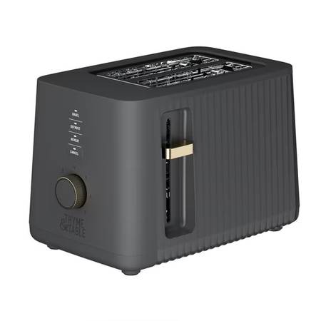 Thyme & Table 2-Slice Toaster, Extra-Wide Slots with Removable Crumb T 1