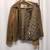Brown Leather Racer Jacket, XL 1 thumbnail