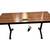 ECA Wheeled Flip-Top Gang Training Table w/Power Outlets 4 thumbnail