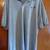 African Grey parrot ~ collared henley shirt ~ XL 3 thumbnail