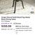Grigor Round Solid Wood Top Metal Base Dining Table 4 thumbnail