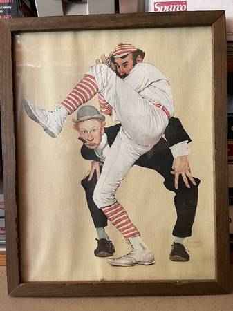 Low and Inside - Norman Rockwell 1