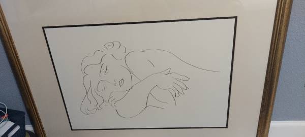 HENRI MATISSE  Lithographic print. Sleeping Model - $250 (SE Cape Coral)62975763800577122
