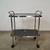 1950's Mid Century Modern Chrome Bar Cart Media Record Player Stand 4 thumbnail
