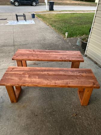 Handmade wooden Prayer benches 1