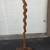 Hand carved wood clothes tree, coat tree hangar, snake motif 1 thumbnail