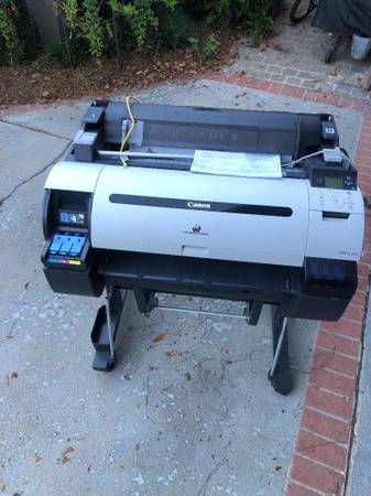 Canon IPF670 is a 24-inch, 5-color large-format printer 1