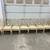 Painted Wooden Dining Table with 8 Chairs 11 thumbnail
