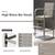 New Premium 3-Piece Outdoor Bar Set, Handwoven All-Weather Wicker Barstools with 4 thumbnail