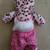 BUILD A BEAR PINK HEART CAT LEOPARD PLUSH STUFF ANIMAL DOLL 2 thumbnail