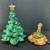 VINTAGE CERAMIC LIGHT UP CHRISTMAS TREE BIRD LIGHTS 14 thumbnail