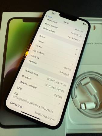 iPhone 14 - $480 (Manhattan)63470648409473123