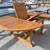 Outdoor Teak Patio Table 59 inches round + ext/ 5 chairs available too 2 thumbnail