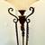 72-inch Bronze Floor Lamp with Glass Shade 2 thumbnail