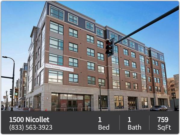 $1,765 / 1br - 759ft2 - Abundant space in your new 1 bed 1 bath, along with washer and dryer (Minneapolis - North Central University)64048421182594121