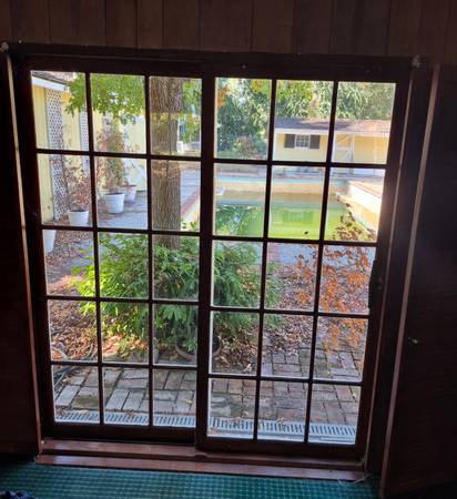 FLASH SALE!!! 72x80 Wood, sliding doors set 1