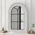 New White Farmhouse Arched Window Pane Mirror Wood Cottage Beach Boho 1 thumbnail