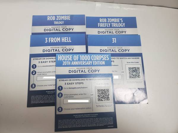 Rob Zombie Movie Codes 1