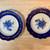 Pair of Antique WH Grindley Flow Blue Salad Plates 1 thumbnail
