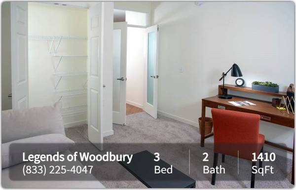 $1,949 / 3br - 1410ft2 - Beautiful 1410 sq ft, 3 bed, 2 bath for rent! Affordable Housing (Woodbury)63990384017410122