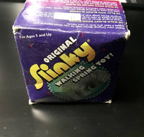 Vintage Original Slinky Walking Spring Toy (New, In-Box) 1