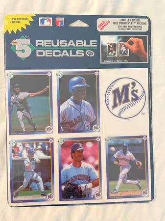 Baseball decals - Ken Griffey Jr. & Randy Johnson 1