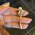 18k Italian yellow Gold Pin Brooch with Natural Akoya Pearl  & Diamond 1 thumbnail