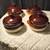 Set of 4 vintage ceramic pots with wooden display case 3 thumbnail