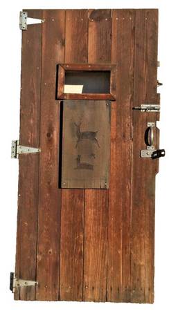 Vintage Cabin Barn Gate Solid Wood House Door Farm 1