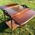 Beautiful Vintage Solid Wood Table with Fold Down Sides 17 thumbnail