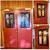 $550. Church Stained Glass Doors. These doors are painted Red & Solid 2 thumbnail