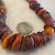 Vintage Baltic Butterscotch Eggyolk Rustic Amber Necklace 2 thumbnail