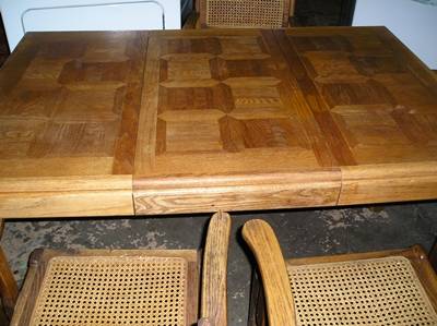 oak furniture-  table, TV Stand, coffee table 1