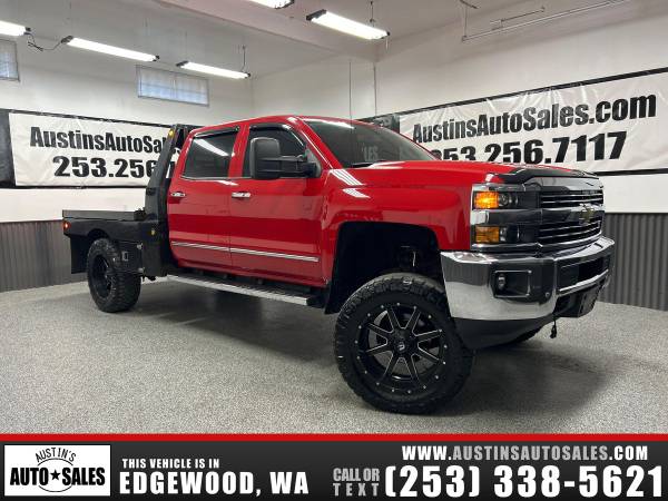 Chevrolet Silverado 3500HD LTZ Crew Cab elevado 2015 - $30.951 (Edgewood, WA)634421130045471220