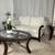 Classic Glass & Wood Coffee Table Set Of 3 2 thumbnail