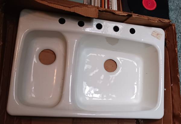Kohler Porcelain and Cast Iron Kitchen Or Utility Sink NIB 1