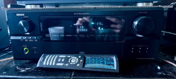 Denon AVR-3806 AL 24 Processing 7.1 Ch HDMI Receiver w/ Remote; Tested 1