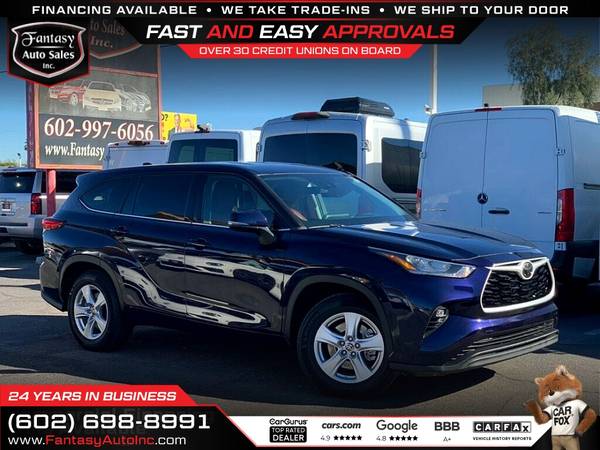 2020 Toyota Highlander LE FOR ONLY $398/mo! 1
