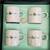 BRAND NEW Set of 4 Caribou Coffee Demitasse Expresso Mugs 1 thumbnail