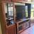 Solid wood entertainment center w/66’ Sony TV 2 thumbnail