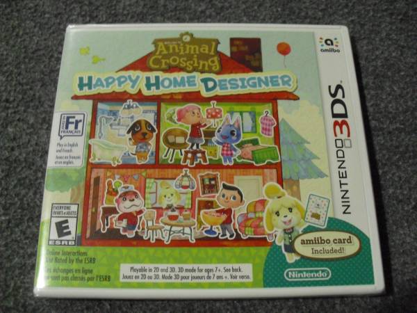 NEW Animal Crossing Happy Home Designer (3DS) 1