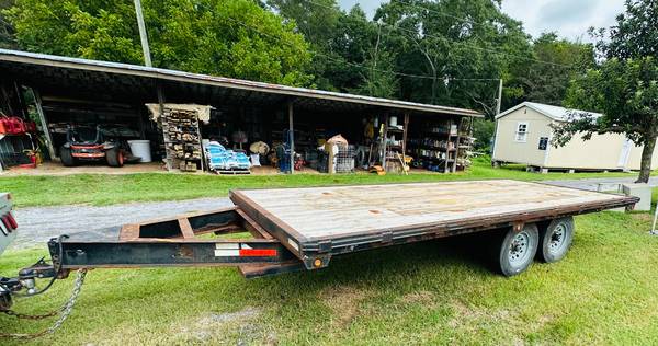 Remolque plataforma de doble eje Lone Wolf de 17' - $1.500 (Horton)63440290772867120