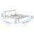 MALM Queen Bed frame & LUROY Slatted bed base (IKEA) 8 thumbnail