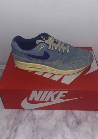 Nike Air Max 1 PRM Dirty Denim Mineral Slate Royal Blue DV3050-300 sz 10.5  Men' 1