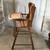 Vintage wooden high chair with tray perfect as a youth chair 3 thumbnail
