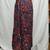 Vintage Paisley Floral Print Multicolor A-Line Midi Skirt - Women's L 8 thumbnail