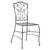 2 black Wrought iron outdoor chairs 10 thumbnail