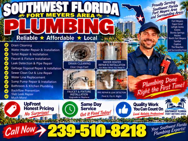 👉PLUMBER -SAME DAY - UPFRONT HONEST PRICING - RISK FREE ESTIMATES💪💯 1