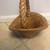 Vtg Ceramic Easter Basket, Brown 1 thumbnail
