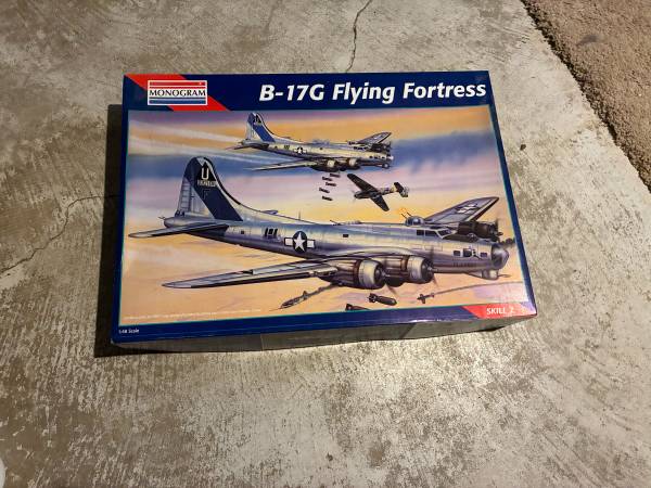 Monogram 1/48 scale model kit of B-17G Flying Fortress 1